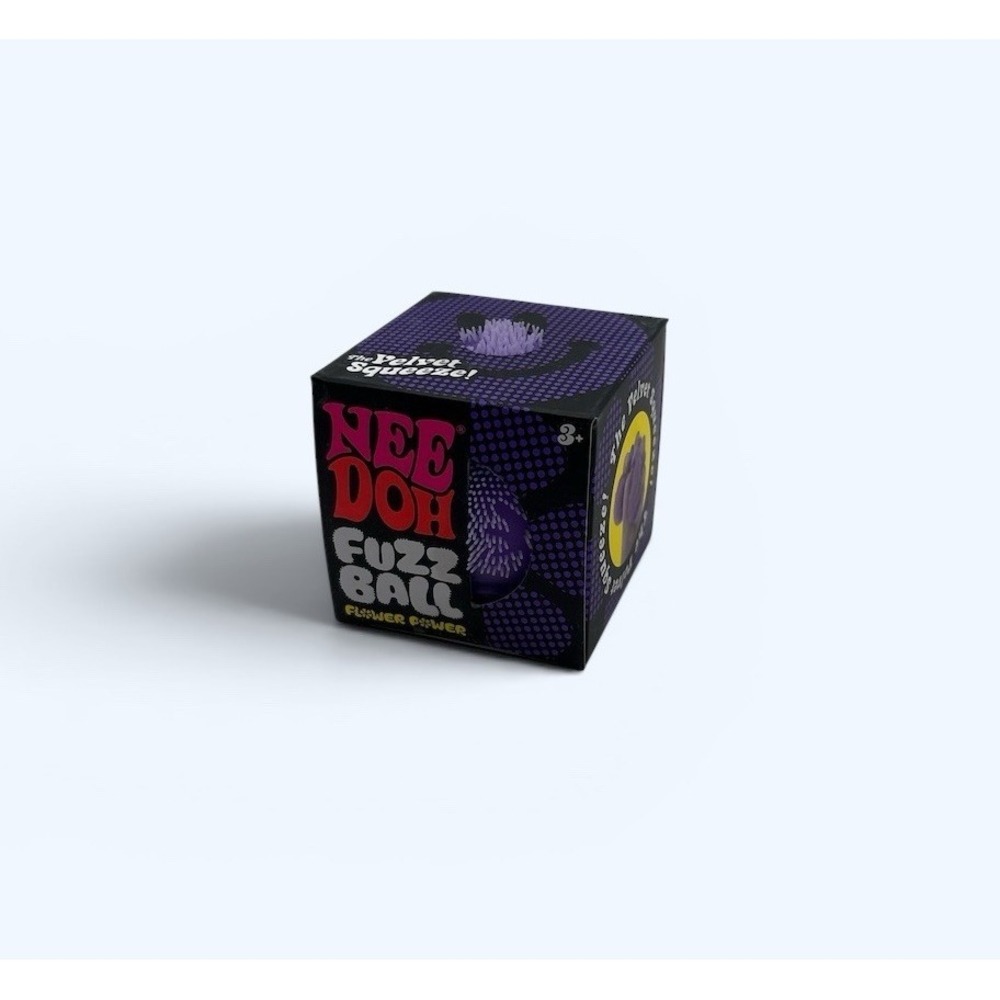 NEEDOH FUZZBALL PURPLE SENSORY SQUISHY